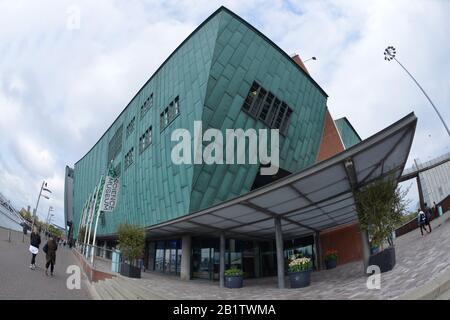Le Musée des sciences Nemo, Oosterdok, Amsterdam, Pays-Bas Banque D'Images