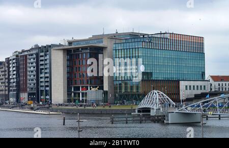 Openbare Bibliotheek Amsterdam, Conservatorium, Oosterdokskade, Amsterdam, Pays-Bas Banque D'Images