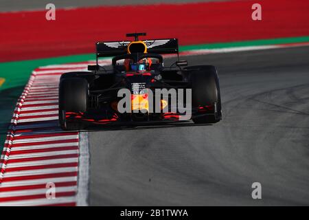 Barcelone, Espagne. , . Test Pré-Saison Formule 1. Alexander Albon, de Thaïlande, pilote de l'Aston Martin RedBull Racing RB16 sur la piste au cours de la cinquième journée de F1 Winter Testing Credit: Marco Canoniero/Alay Live News Banque D'Images