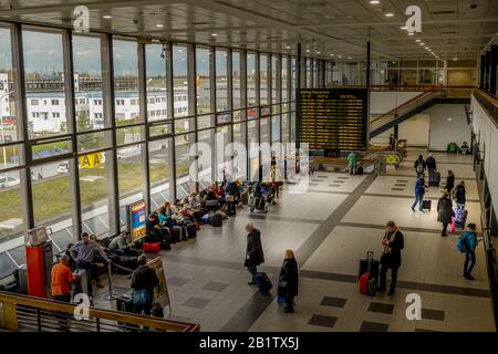 Haupthalle, Flughafen Schönefeld, Brandebourg, Allemagne Banque D'Images