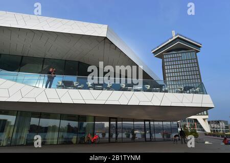 EYE Filmmuseum, Ijpromenade, Amsterdam, Pays-Bas Banque D'Images