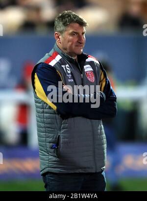 Tony Smith, entraîneur en chef de Hull KR, lors du match de la Super League Betfred à Craven Park, Hull. Banque D'Images