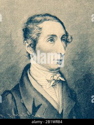 Carl Maria Friedrich Ernst von Weber , compositeur allemand, chef d'orchestre, pianiste, guitariste et critique. Reproduction numérique améliorée à partir d'un aperçu Illustré de la vie de l'humanité au XIXe siècle, édition 1901, maison d'édition Marx, Saint-Pétersbourg Banque D'Images