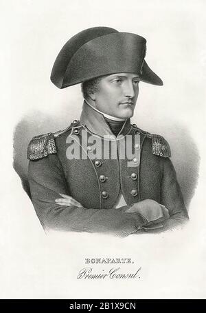 Napoléon Bonaparte, Premier Consul, 1798 Banque D'Images