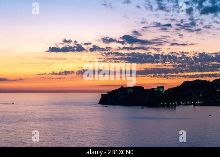 Côte dalmatienne - visite de la ville de Dubrovnik, Croatie Banque D'Images