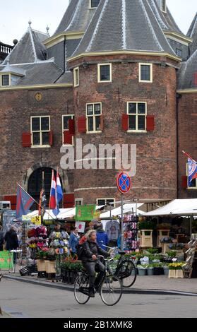 De Waag, Nieuwmarkt, Amsterdam, Niederlande Banque D'Images