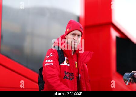 Barcellona (Espagne, Italie). Barcellona (espagne), Italie, 26 février 2020, Vettel pendant - - - crédit: LM/Alessio de Marco crédit: Alessio de Marco/LPS/ZUMA Wire/Alay Live News Banque D'Images