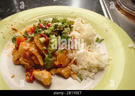 La friture de poissons Banque D'Images