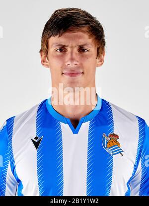 Football Espagne - La Liga Santander 2019-2020 / ( Real Sociedad De Futbol ) - Robin Aime Robert Le Normand ' Robin Le Normand ' Banque D'Images