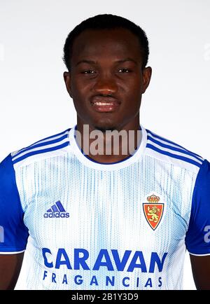 Football Espagne B - La Liga Smartbank 2019-2020 / ( Real Zaragoza ) - Raphael Dwamena Banque D'Images