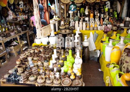 Objets, Artisanat, Ver-O-Peso Market, Belém, Pará, Brésil Banque D'Images