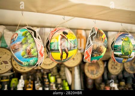 Objets, Artisanat, Ver-O-Peso Market, Belém, Pará, Brésil Banque D'Images