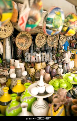 Objets, Artisanat, Ver-O-Peso Market, Belém, Pará, Brésil Banque D'Images