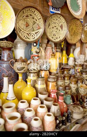 Objets, Artisanat, Ver-O-Peso Market, Belém, Pará, Brésil Banque D'Images
