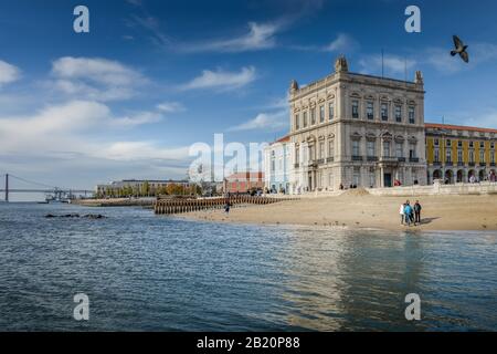 «Museuu de Lisboa - Torreao Poente», Praca do Comercio, Lissabon, Portugal Banque D'Images