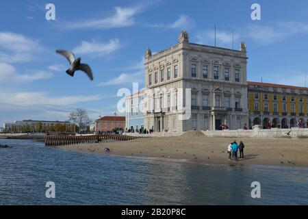 «Museuu de Lisboa - Torreao Poente», Praca do Comercio, Lissabon, Portugal Banque D'Images