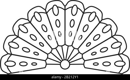 Modèle D'Icône de ventilateur de l'ordinateur de poche, couleur noire modifiable. Symbole D'Icône de ventilateur portable illustration vectorielle plate pour la conception graphique et Web. Illustration de Vecteur