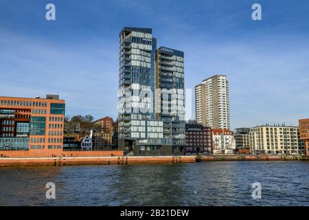 Tour Kristall, Große Elbstraße, Altona, Hambourg Banque D'Images