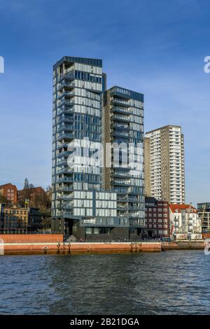 Tour Kristall, Große Elbstraße, Altona, Hambourg Banque D'Images