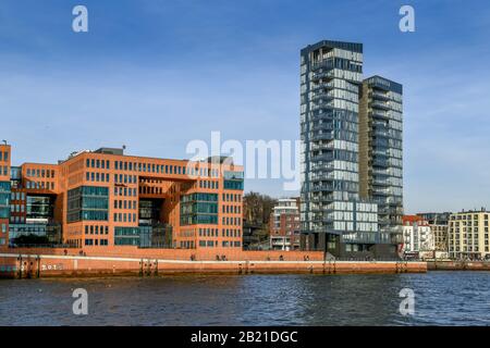 Tour Kristall, Große Elbstraße, Altona, Hambourg Banque D'Images