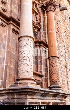 Proximité de la Basilique Menor de la Merced, Cusco, Vallée Sacrée, Pérou Banque D'Images