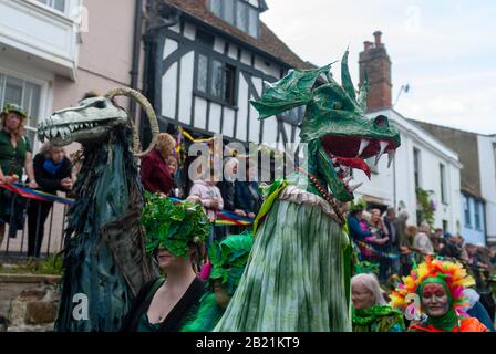 Jack In The Green Festival, Hastings, East Sussex, Angleterre, Royaume-Uni Banque D'Images