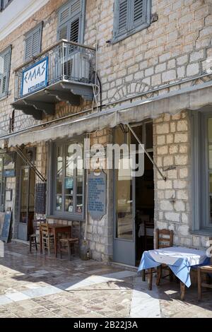 Taverne traditionnelle à nafplio Grèce Banque D'Images