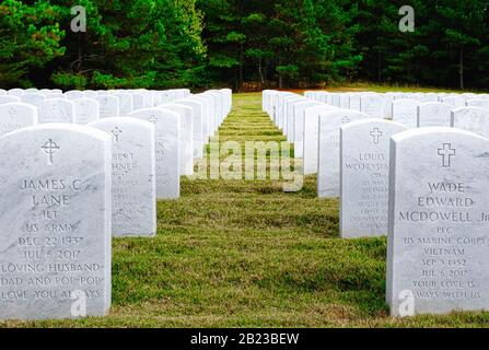 Ligne De Pierres Angulaires Militaires Banque D'Images