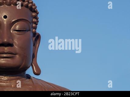 Une statue de Bouddha dans la ville de Changhua Banque D'Images