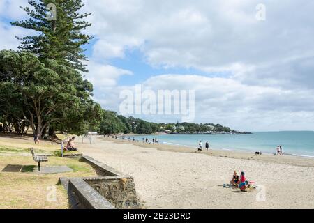 Takapuna Beach, Takapuna, North Shore, Auckland, Région D'Auckland, Nouvelle-Zélande Banque D'Images