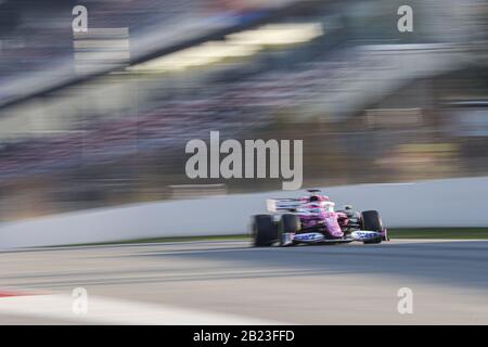 Lance Stroll (cdn), point de course de formule 1 pendant les tests pré-saison 2020, Barcelone (Espagne), Italie, 21 février 2020, championnat de Formule 1 de moteurs Banque D'Images