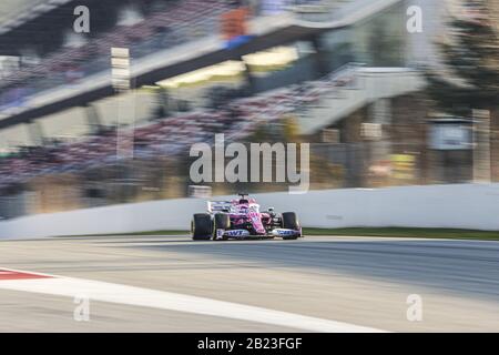 Lance Stroll (cdn), point de course de formule 1 pendant les tests pré-saison 2020, Barcelone (Espagne), Italie, 21 février 2020, championnat de Formule 1 de moteurs Banque D'Images