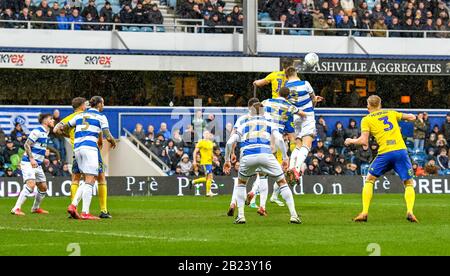 Londres, Royaume-Uni. 29 février 2020. *** lors du match de championnat EFL Sky Bet entre les Queens Park Rangers et Birmingham City au Kiyan Prince Foundation Stadium, Londres, Angleterre, le 29 février 2020. Photo De Phil Hutchinson. Utilisation éditoriale uniquement, licence requise pour une utilisation commerciale. Aucune utilisation dans les Paris, les jeux ou une seule publication de club/ligue/joueur. Crédit: Uk Sports Pics Ltd/Alay Live News Banque D'Images