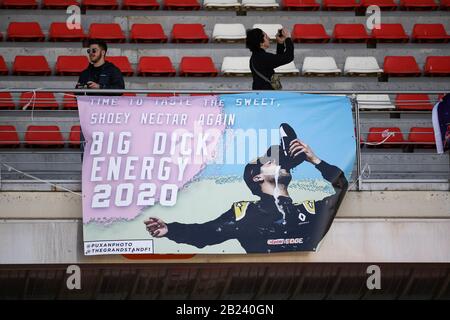 Barcelone, Espagne. 27 février 2020. Motorsports: FIA Formula One World Championship 2020, Preseason Testing à Barcelone, Fans | usage global crédit: DPA/Alay Live News Banque D'Images