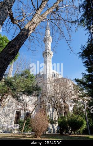 Istanbul / Turquie   01/19/2017: Vue Sur La Mosquée Sehzade, Fatih, Istanbul, Turquie. Banque D'Images