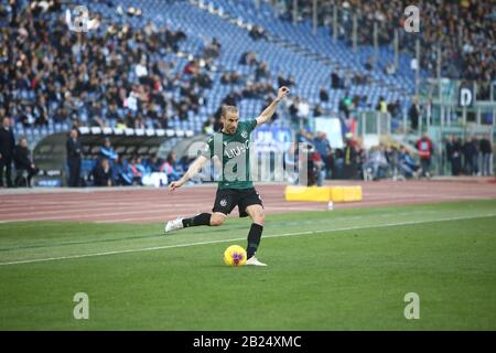 Rome, Italie. 29 février 2020. A Stadio Olimpico SS Lazio a battu 2-0 Bologna FC et prendre la première position Dans la Serie italienne A. Dans cette photo Rodrigo Palacio (photo par Paolo Pizzi/Pacific Press) crédit: Pacific Press Agency/Alay Live News Banque D'Images