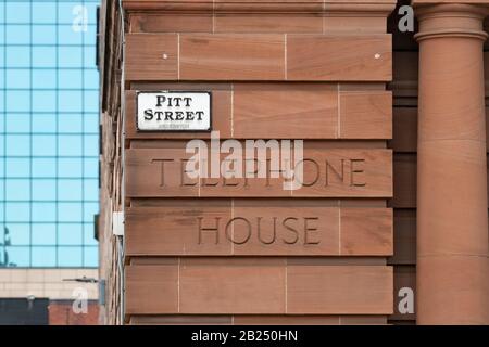 Glasgow Central Telephone Exchange, Telephone House, Glasgow, Écosse, Royaume-Uni Banque D'Images