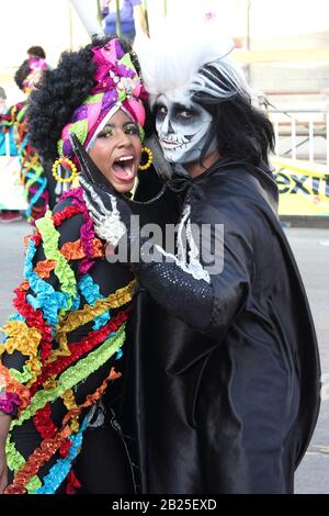 Barranquilla, COLOMBIE - 10 FÉVR. : Carnaval del Bicenario 200 ans de Carnaval. 10 Février 2013 Barranquilla Colombie Banque D'Images