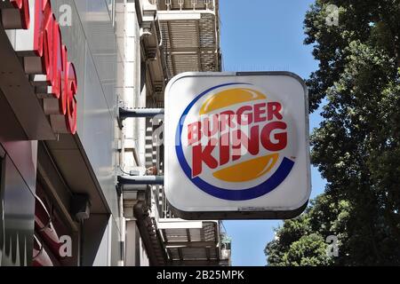 « Burger King », connectez-vous à San Francisco Banque D'Images