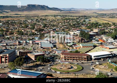 Paysage Urbain, Maseru, Lesotho Banque D'Images