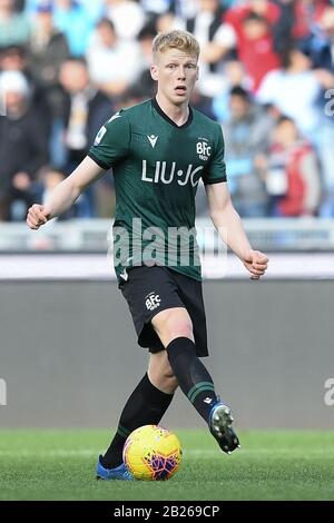 Rome, Italie. 29 février 2020. Jerdy Schouten de Bologne lors du match de la Serie ENTRE Lazio et Bologne à Stadio Olimpico, Rome, Italie, le 29 février 2020. Photo De Giuseppe Maffia. Crédit: Uk Sports Pics Ltd/Alay Live News Banque D'Images