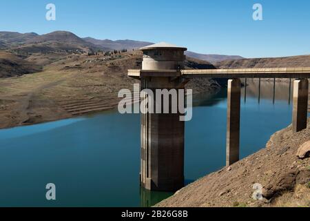 Barrage De Katse, Lesotho Banque D'Images