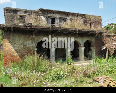 Architecture historique Maison du XIXe siècle à Terai, Nawalparasi, Terai, Népal, asie du Sud Banque D'Images