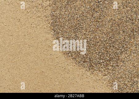 Gros plan de sable. Contexte abstrait Banque D'Images