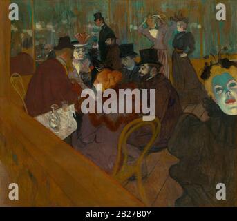 Au Moulin Rouge (1892) peinture d'Henri de Toulouse-Lautrec - image De Très haute résolution et de qualité Banque D'Images