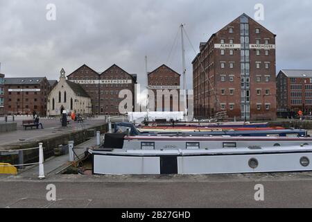 Gloucester Docks, Royaume-Uni Banque D'Images