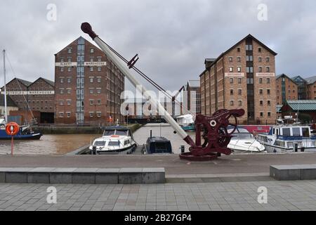 Gloucester Docks, Royaume-Uni Banque D'Images