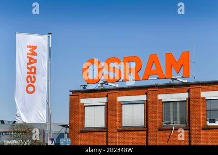 Osram Werk, Nonnendammallee, Siemensstadt, Spandau, Berlin, Deutschland Banque D'Images