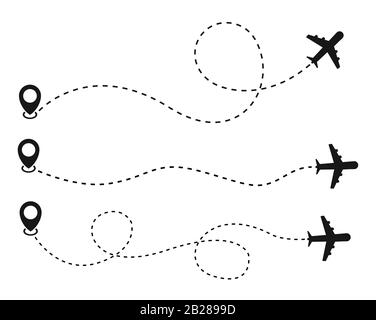 Icône de plan et de tracé sur un arrière-plan blanc. Illustration vectorielle Illustration de Vecteur