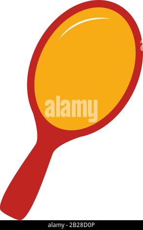 Icône miroir. Élément créatif plat de la collection d'icônes du salon de coiffure. Icône miroir colorée pour les modèles, la conception Web et les logiciels Illustration de Vecteur